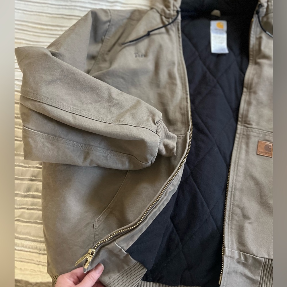 Carhartt 2 in 1 work jacket removable fleece liner Like new condition 💪